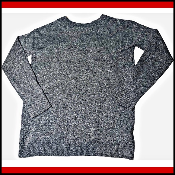 KENSIE “MERCI” CREW NECK MARLED PULLOVER SWEATER - Picture 7 of 7